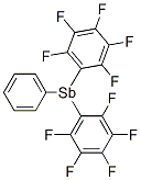 Bis(pentafluorophenyl)phenylstibine Structure