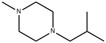 Piperazine, 1-methyl-4-(2-methylpropyl)- (9CI),21043-38-9,结构式