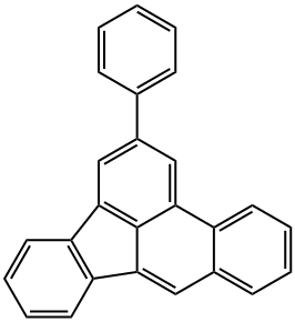 2-フェニルベンゾ[B]フルオランテン 化学構造式