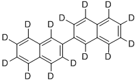2,2'-联萘-D<SUB>14</SUB>,210487-05-1,结构式
