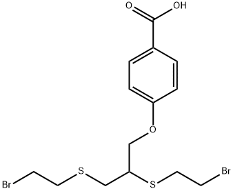 2105-20-6 p-(2,3-Di(2-bromoethylthio)-n-propyloxy)benzoic acid