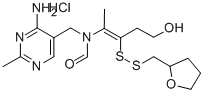 盐酸呋喃硫胺, 2105-43-3, 结构式