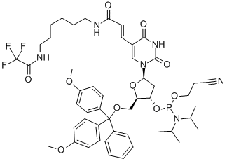AMINO-MODIFIER C6 DT 亚磷酰胺单体,210534-16-0,结构式