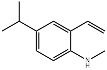 Benzenamine, 2-ethenyl-N-methyl-4-(1-methylethyl)- (9CI) Struktur
