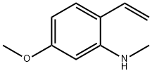 Benzenamine, 2-ethenyl-5-methoxy-N-methyl- (9CI) 结构式