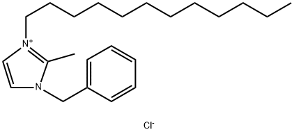 1-DODECYL-2-METHYL-3-BENZYLIMIDAZOLIUM CHLORIDE Struktur