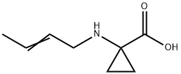 Cyclopropanecarboxylic acid, 1-(2-butenylamino)- (9CI) 结构式