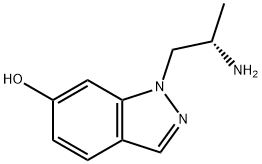 1-((S)-2-AMINO-PROPYL)-1H-INDAZOL-6-OL, 210580-75-9, 结构式