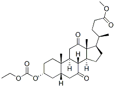 메틸3알파-[(에톡시카르보닐)옥시]-7,12-디옥소-5베타-콜란-24-오에이트