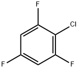 1-クロロ-2,4,6-トリフルオロベンゼン 塩化物 化学構造式