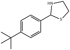 2-(4-(叔丁基)苯基)噻唑烷 结构式