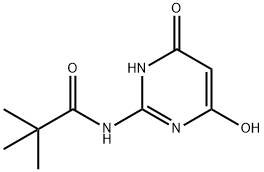 Propanamide, N-(1,4-dihydro-6-hydroxy-4-oxo-2-pyrimidinyl)-2,2-dimethyl- (9CI) 结构式