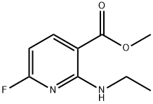 3-Pyridinecarboxylicacid,2-(ethylamino)-6-fluoro-,methylester(9CI) 结构式