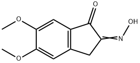 5,6-Dimethoxy-2-nitroso-2,3-dihydro-1H-inden-1-one 结构式