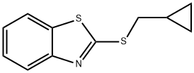 Benzothiazole, 2-[(cyclopropylmethyl)thio]- (9CI) Structure