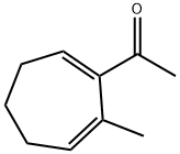 Ethanone, 1-(7-methyl-1,6-cycloheptadien-1-yl)- (9CI) 结构式