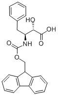 (ALPHAS,BETAS)-BETA-[[芴甲氧羰基]氨基]-ALPHA-羟基苯丁酸,210754-59-9,结构式