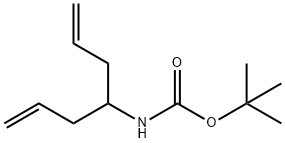 Carbamic acid, [1-(2-propenyl)-3-butenyl]-, 1,1-dimethylethyl ester (9CI) Structure