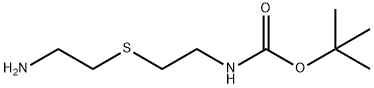 Carbamic acid, [2-[(2-aminoethyl)thio]ethyl]-, 1,1-dimethylethyl ester (9CI)|(2-((2-氨基乙基)硫代)乙基)氨基甲酸叔丁酯