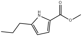 1H-Pyrrole-2-carboxylicacid,5-propyl-,methylester(9CI) Struktur