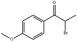 4-METHOXY-BETA-BROMOPROPIOPHENONE Struktur