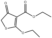 3-Thiophenecarboxylicacid,2-ethoxy-4,5-dihydro-4-oxo-,ethylester(9CI),210891-58-0,结构式