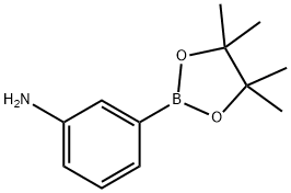 3-氨基苯硼酸频哪醇酯, 210907-84-9, 结构式