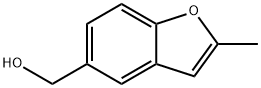 5-Benzofuranmethanol,  2-methyl- Structure