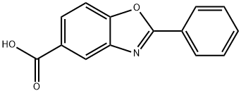 2-苯基苯并[D]噁唑-5-羧酸 结构式