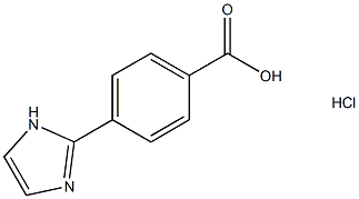 4-(1H-IMIDAZOL-2-YL)-BENZOIC ACID HYDROCHLORIDE Struktur