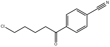 5-CHLORO-1-(4-CYANOPHENYL)-1-OXOPENTANE Struktur