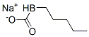 sodium dihydrogen bis[heptonato(3-)-O3,O4]borate(3-) 化学構造式