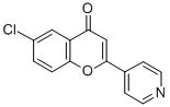 6-CHLORO-2-(PYRIDIN-4-YL)-4H-CHROMEN-4-ONE Struktur