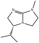 1H-Imidazo[1,2-a]imidazole,2,3,5,6-tetrahydro-1-methyl-5-(1-methylethyl)-,(5R)-(9CI) Struktur