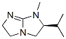 1H-Imidazo[1,2-a]imidazole,2,3,5,6-tetrahydro-1-methyl-2-(1-methylethyl)-,(2S)-(9CI) 化学構造式