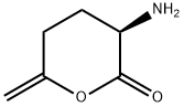 2H-Pyran-2-one,3-aminotetrahydro-6-methylene-,(3R)-(9CI) Struktur