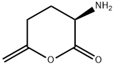 2H-Pyran-2-one,3-aminotetrahydro-6-methylene-,(3R)-(9CI) 化学構造式