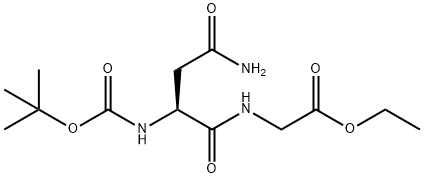 BOC-ASN-GLY-OET 化学構造式