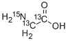 GLYCINE (U-13C2, 15N) Structure