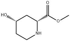 2-Piperidinecarboxylicacid,4-hydroxy-,methylester,(2R,4S)-(9CI) Struktur