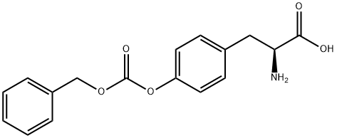 O-(ベンジルオキシカルボニル)-L-チロシン 化学構造式