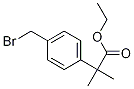 2-(4-BroMoMethyl-phenyl)-2-Methyl-propionic acid ethyl ester 化学構造式