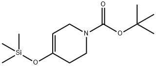 4-((トリメチルシリル)オキシ)-5,6-ジヒドロピリジン-1(2H)-カルボン酸TERT-ブチル 化学構造式