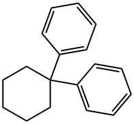 1,1'-(Cyclohexane-1,1-diyl)bisbenzene 结构式