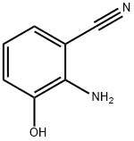 Benzonitrile, 2-amino-3-hydroxy- Struktur