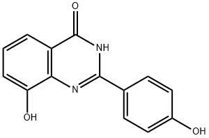4(1H)-Quinazolinone,  8-hydroxy-2-(4-hydroxyphenyl)-  (9CI) 结构式