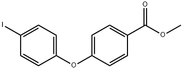 4-(4-IODO-PHENOXY)-BENZOIC ACID METHYL ESTER Structure