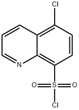 5-氯喹啉-8-磺酰氯,21121-54-0,结构式