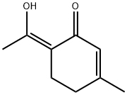 2-Cyclohexen-1-one, 6-(1-hydroxyethylidene)-3-methyl-, (6Z)- (9CI),211230-84-1,结构式