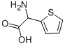 rac-(R*)-2-(2-チエニル)-2-アミノ酢酸 化学構造式